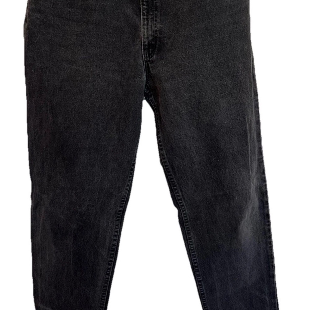 Vintage Levis 550 Jeans Mens 36x32 Black Relaxed Fit Orange Tab Denim Fit USA